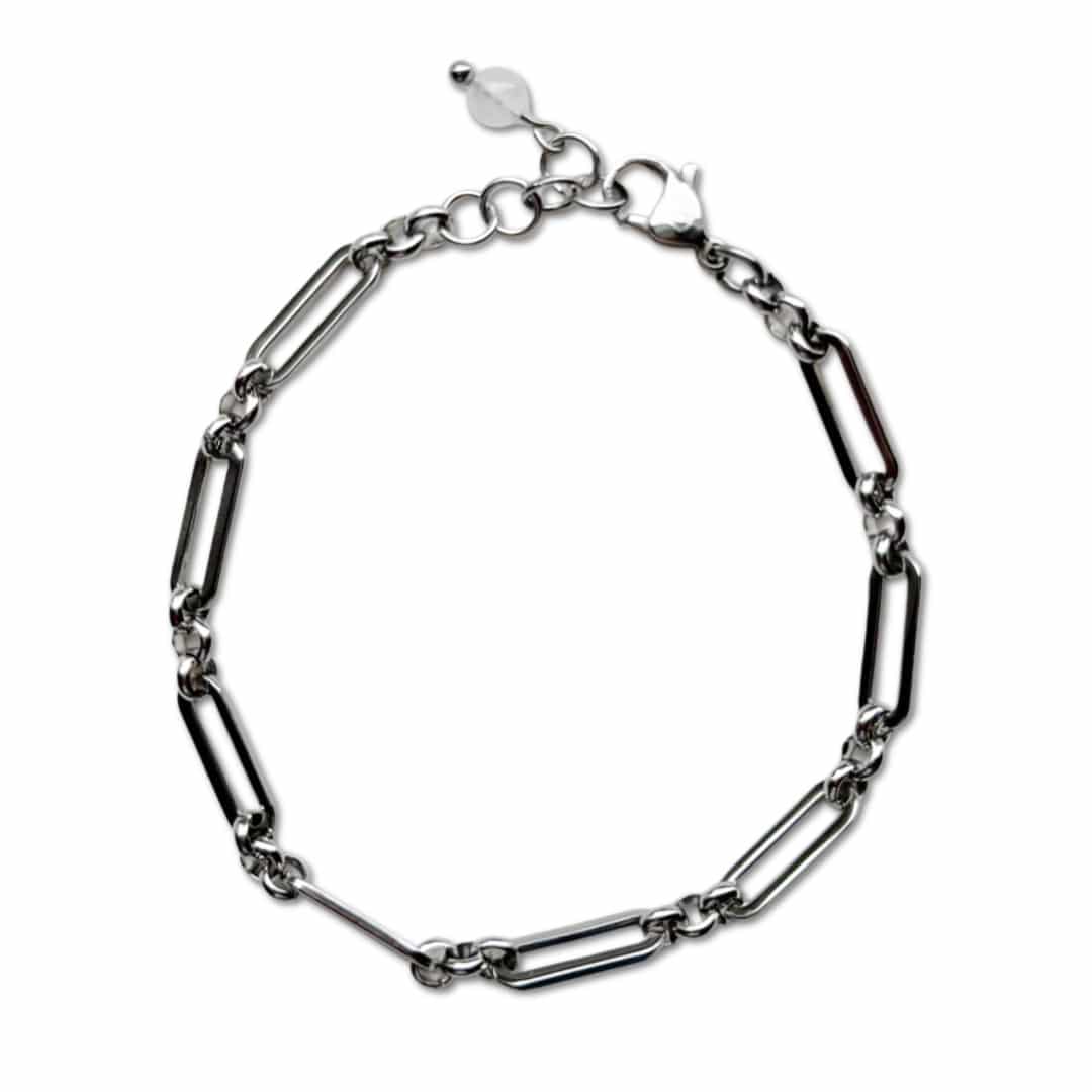 Armband met zilveren schakels - Ella