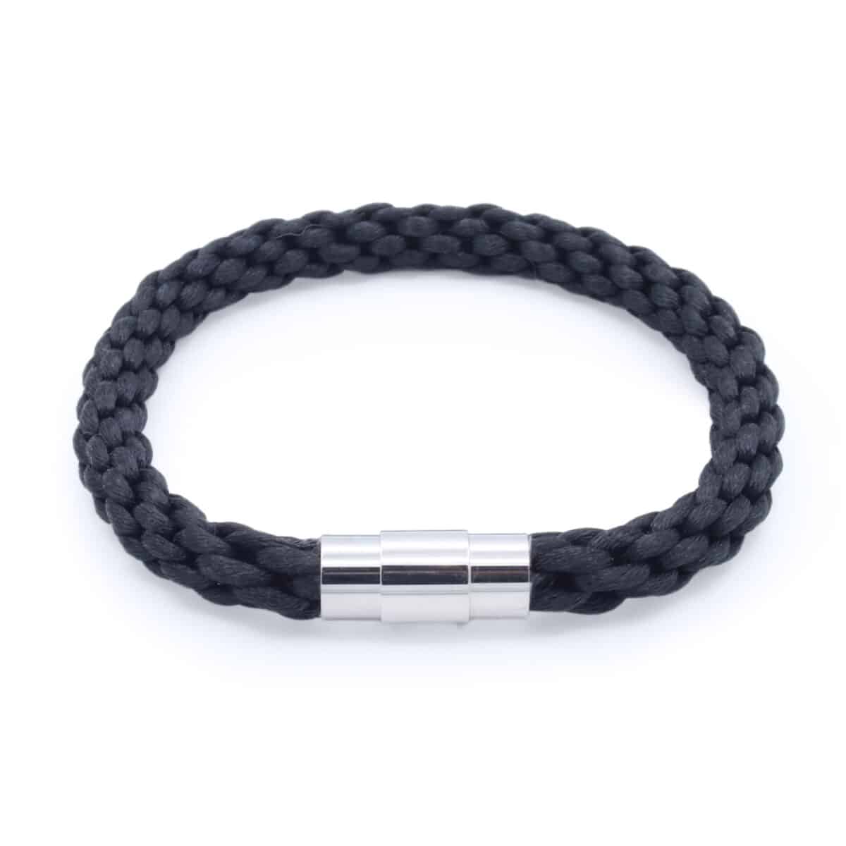 Herenarmband Gio | Satijnkoord met magneetsluiting | Bacio da Lou