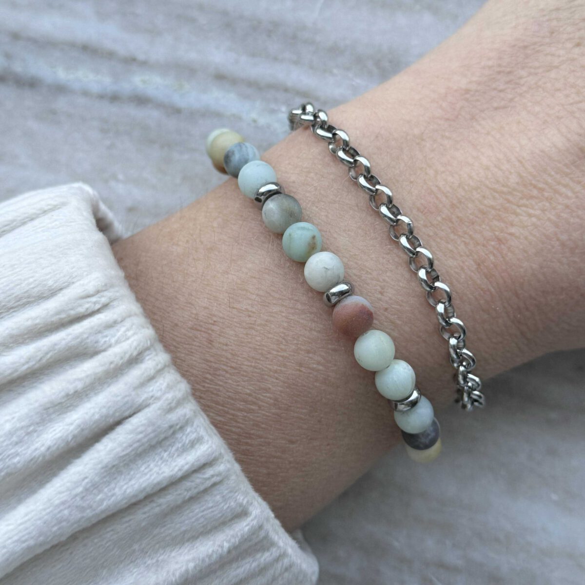 Armband Ora, Sera | Armbanden zilver | Stainless steel | Bacio da Lou