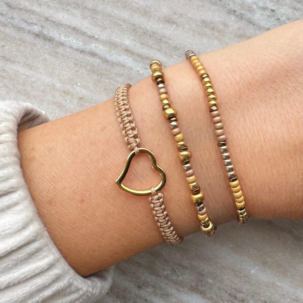Armband Bella | Armbanden Goud | Monza | Stainless Steel | Bacio da Lou