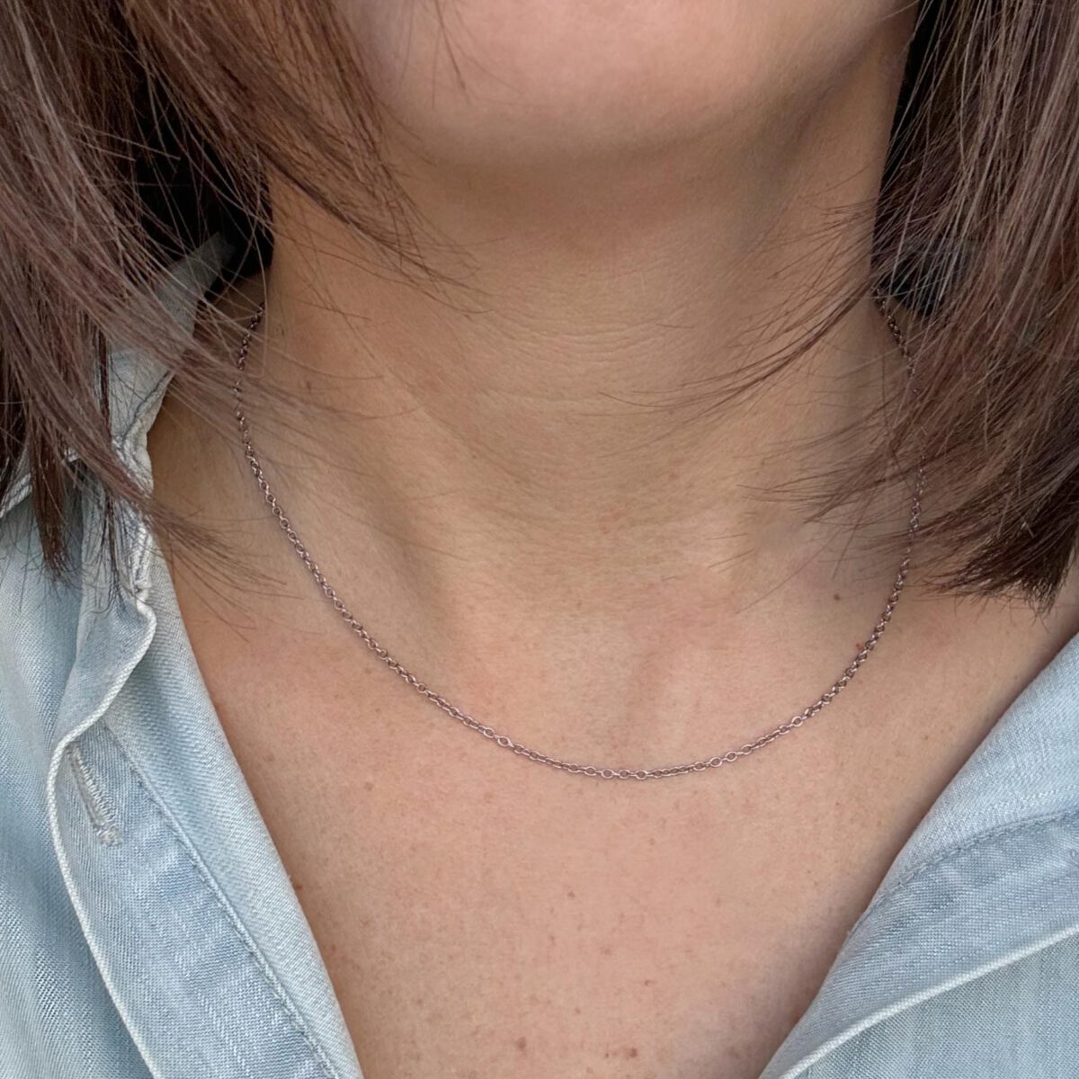 Ketting Dia | Zilver | Stainless steel | Bacio da Lou