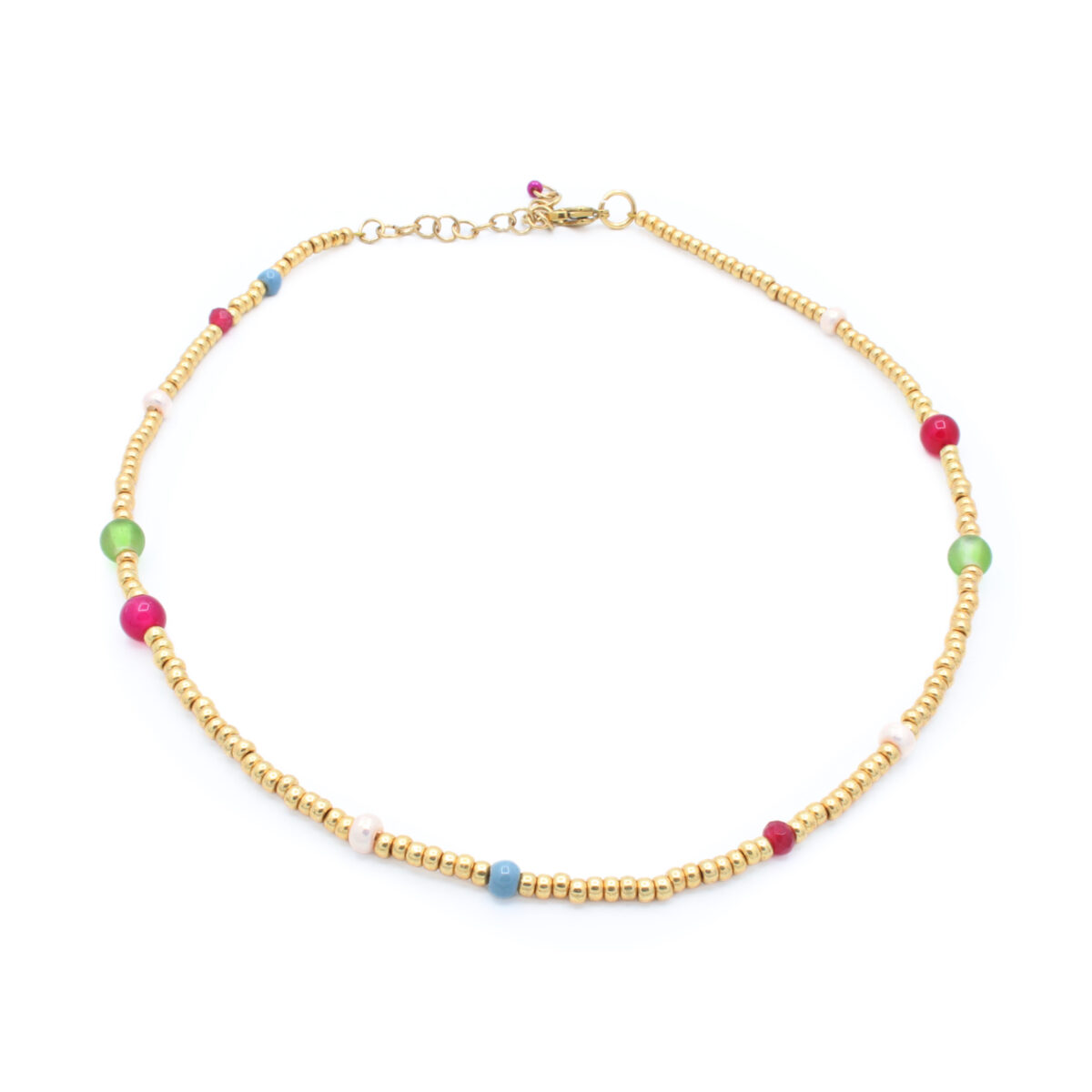 Ketting Lucia | Goud | Multicolor | Bacio da Lou