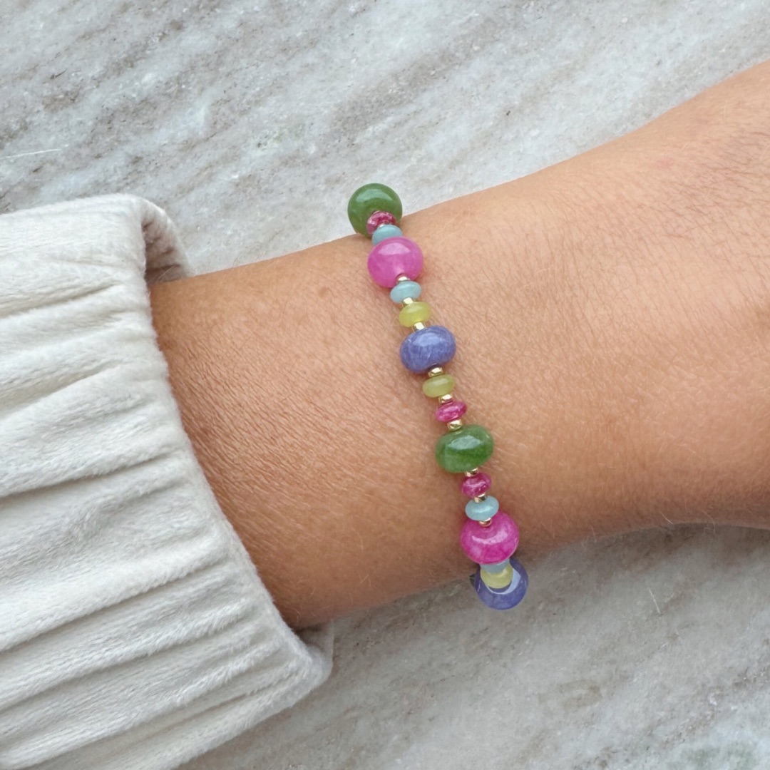 Armband met felle kleuren | Estati | Bacio da Lou