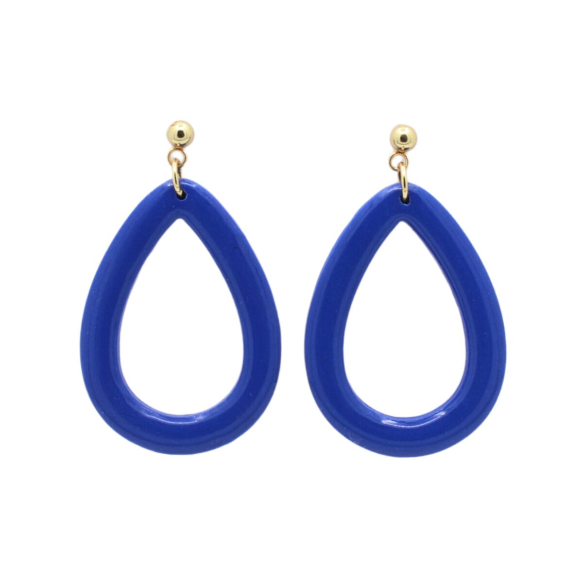 Blauwe oorbellen druppel | Luna | Bacio da Lou