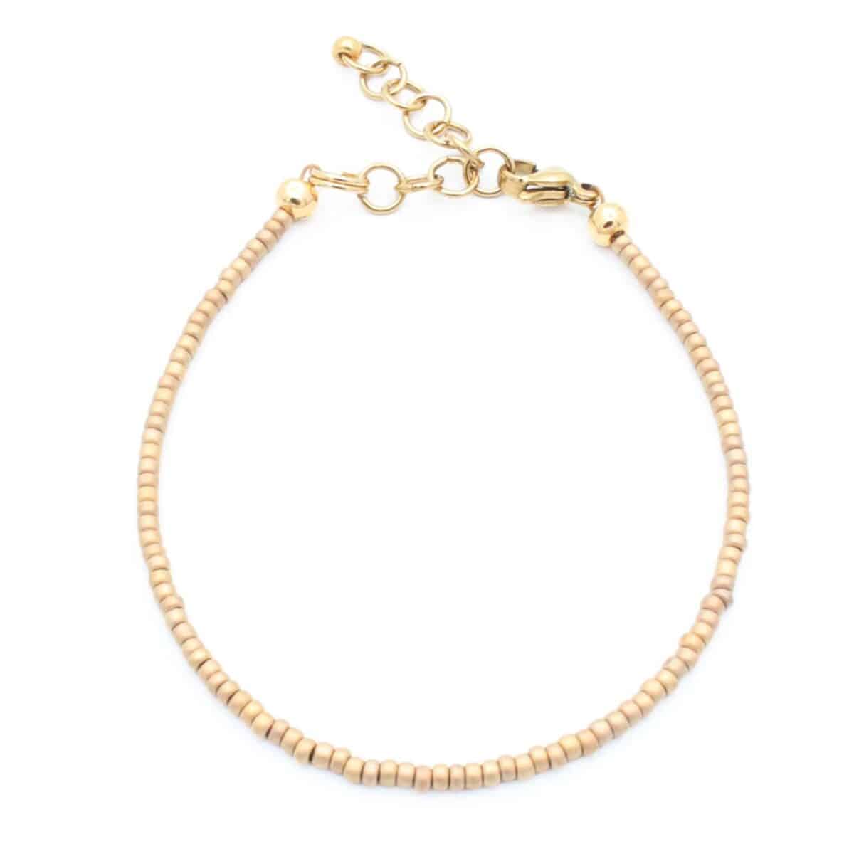 Armbandje met gouden kralen | Dorato | Bacio da Lou
