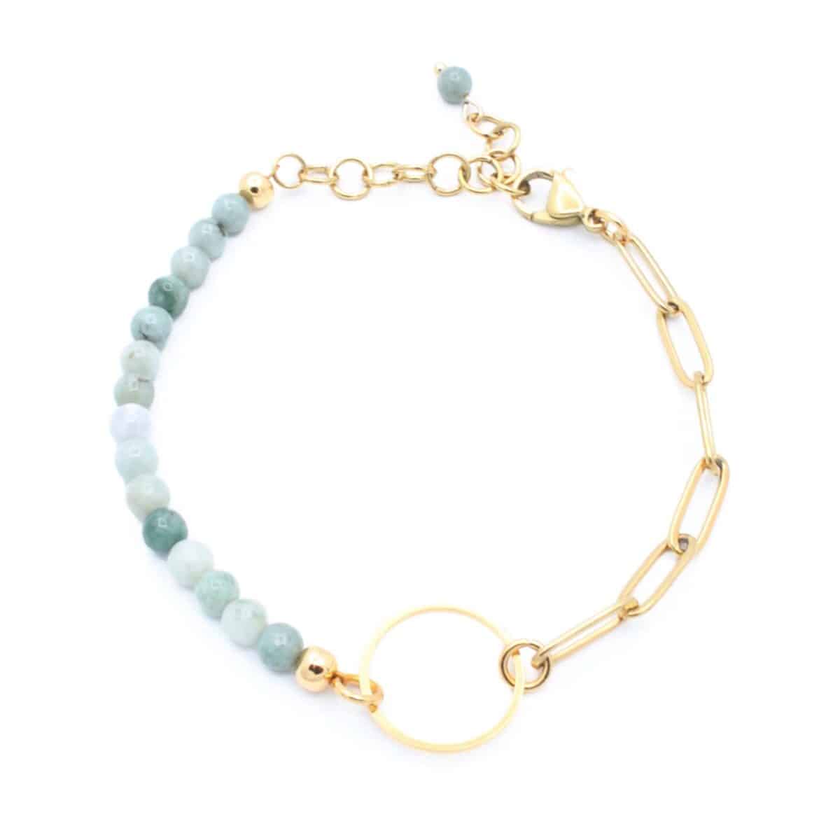 Armband met gouden ring | Sorrento | Bacio da Lou