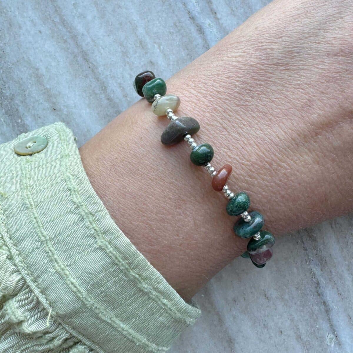 Armband met kralen van Agaat | Feroce | Bacio da Lou