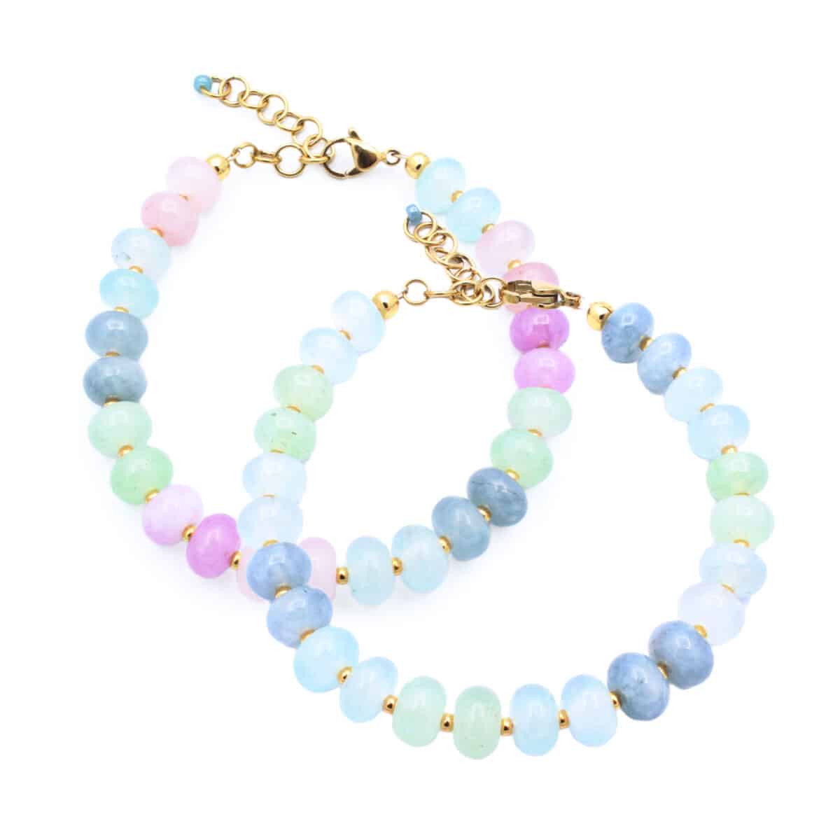 Armbanden met gekleurde kralen | Dolci | Baciodalou.nl