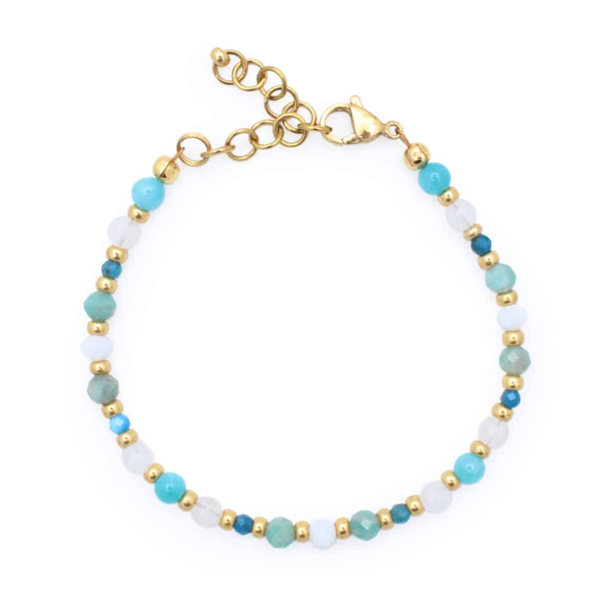 Armband met blauwe kralen | Blua | Shop bij Bacio da Lou