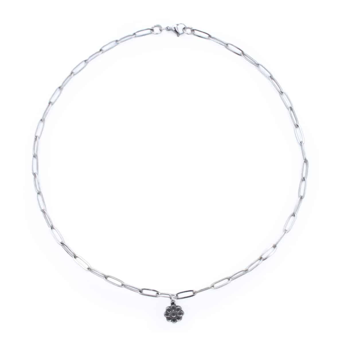 Zilveren ketting met bedel | Rozelle | Shop bij Bacio da Lou