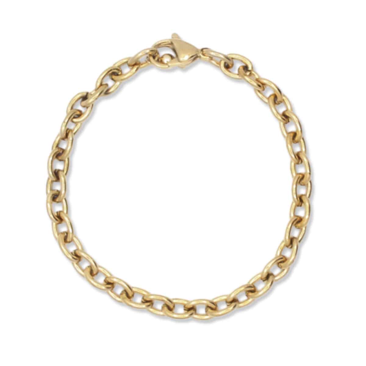 Armband met grote gouden schakels - Splendore
