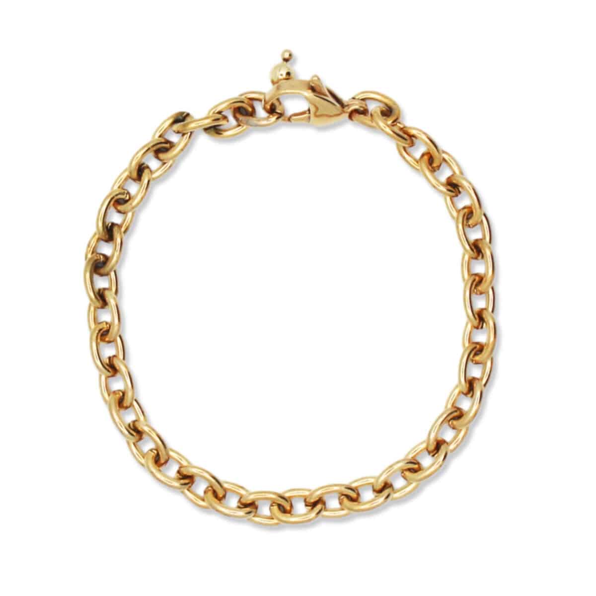 Armband met grote gouden schakels - Splendore