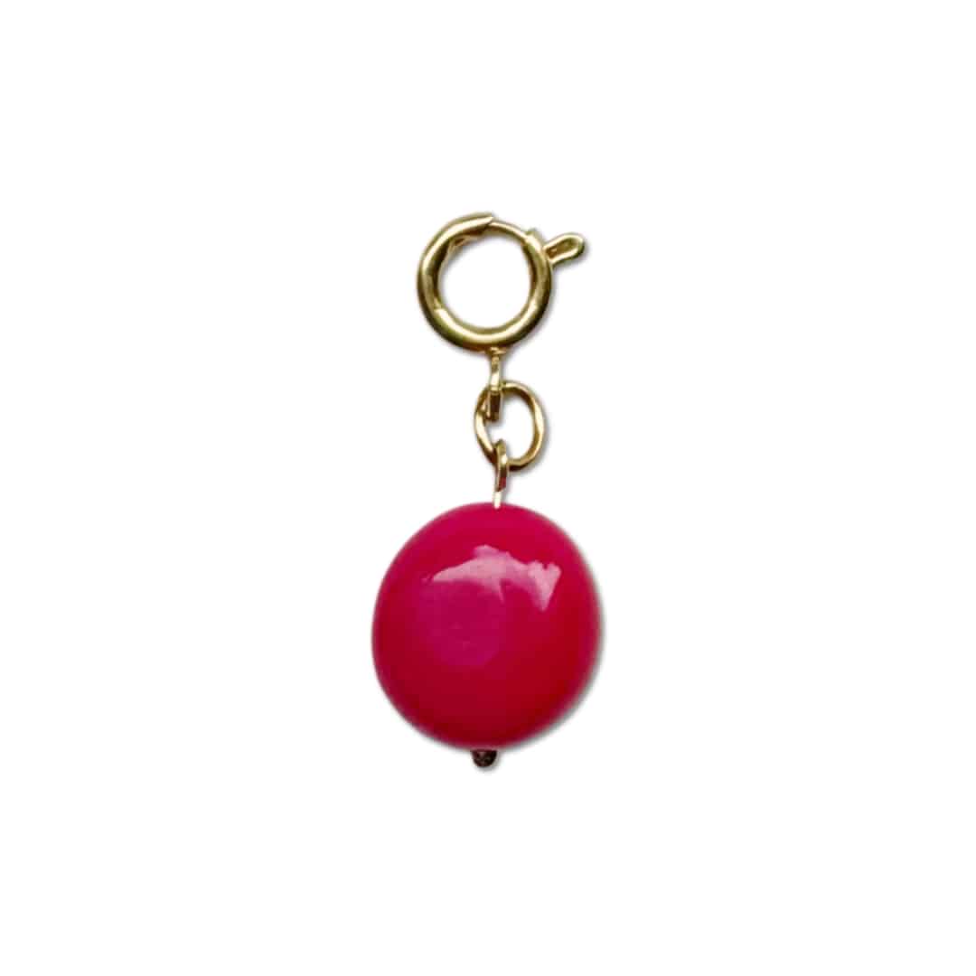 Bedel met roze steen - Sten