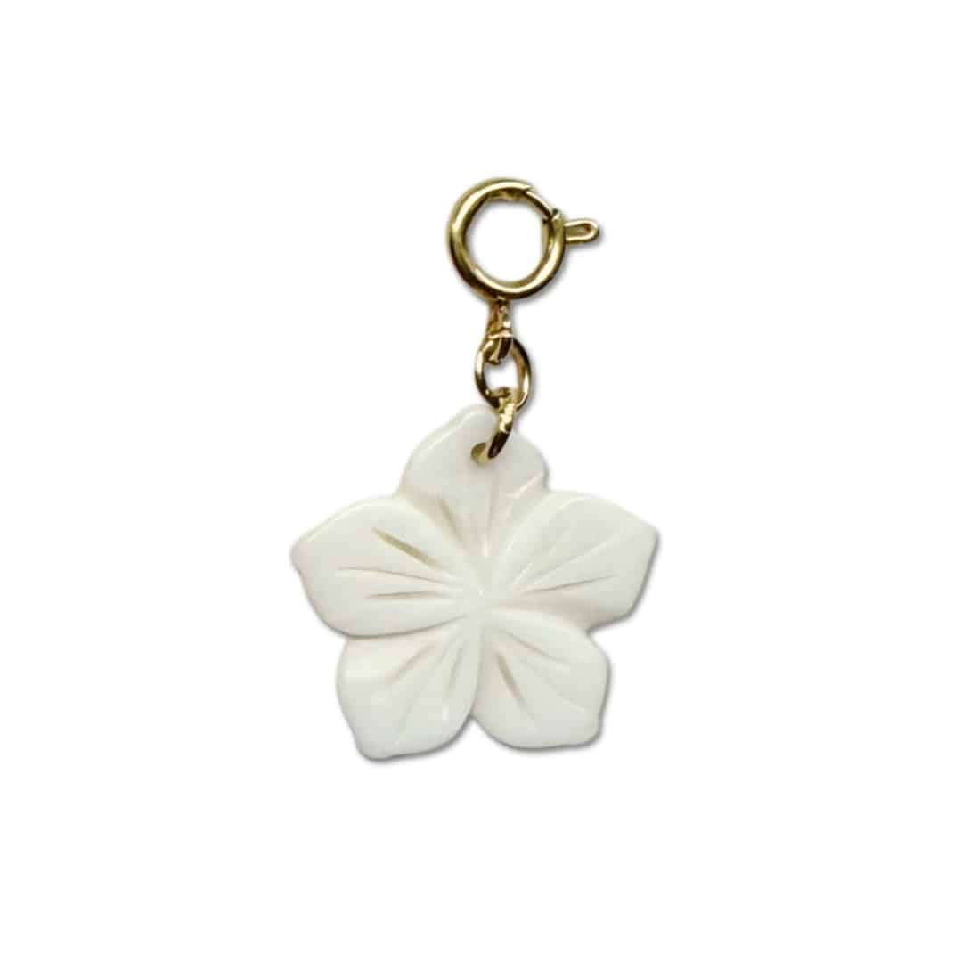 Bedel met witte bloem - Flori